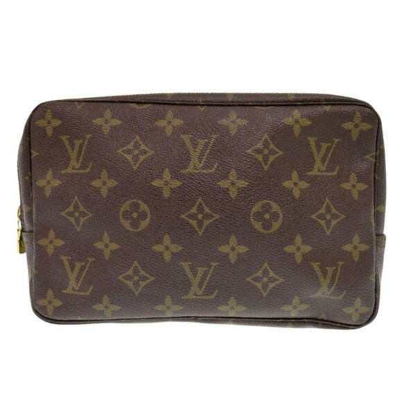 LOUIS VUITTON Brown Monogram Pouch - Picture 2 of 9